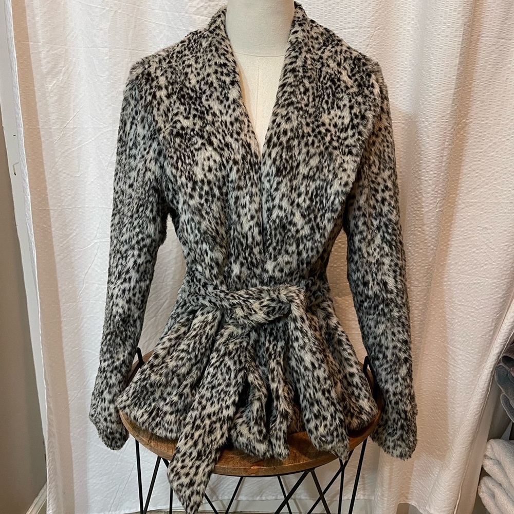 Karen Kane Rabbit Fur Jacket